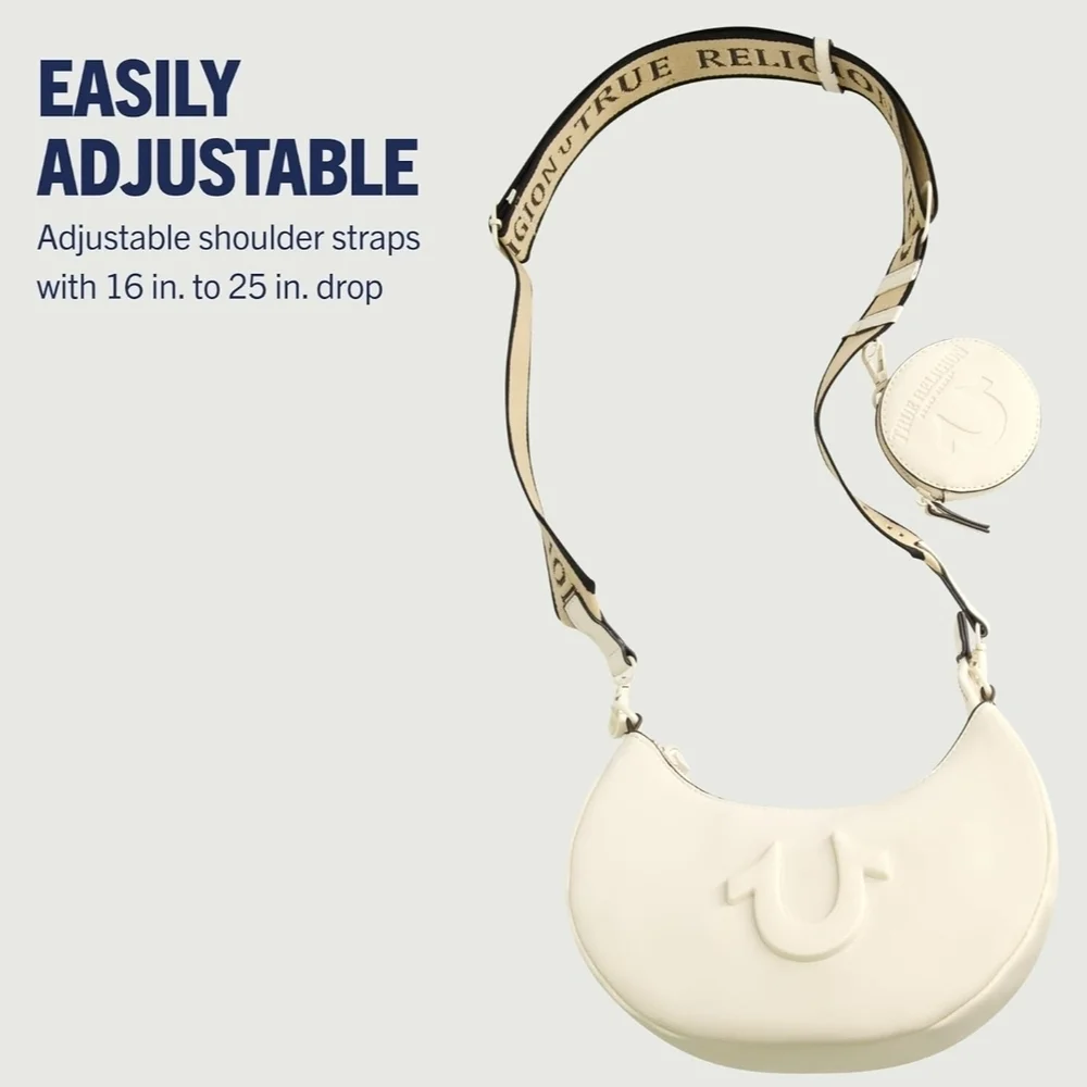 True Religion Crescent Hobo Bag